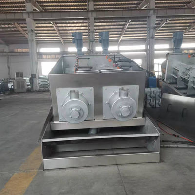 Katı Sıvı Ayırma SS304 Spiral Çamur Susuzlaştırma Makinesi Otomatik Vidalı Tip