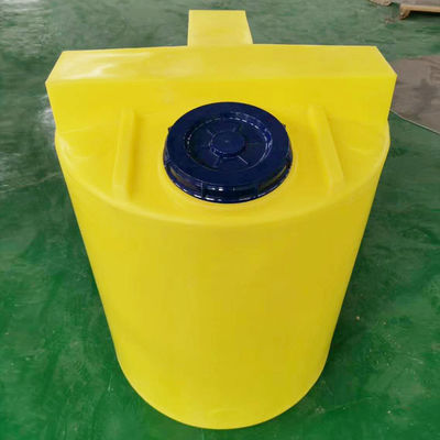 200L PE Düz Tabanlı Plastik Karıştırma Kovası PAM Çözünen Kanalizasyon Arıtma Reaktifi Dozajı