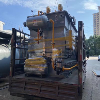 Paslanmaz Çelik Yatay Akışlı DAF Çözünmüş Hava Flotasyon Makinesi Entegre 50m3/H