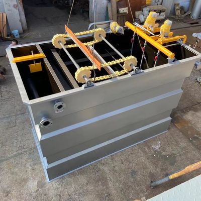 Paslanmaz Çelik Yatay Akışlı DAF Çözünmüş Hava Flotasyon Makinesi Entegre 50m3/H