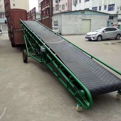 Tahıl Madeni Kömürü İçin Hareketli Karbon Çelik Destek Sanayi Kauçuk Bantlı Konveyör