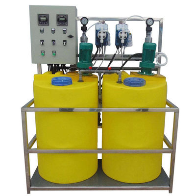 1000L/H PE Pac Pam Flokülant Otomatik Dozajlama Makinesi Yavaş Salınımlı Çözünme