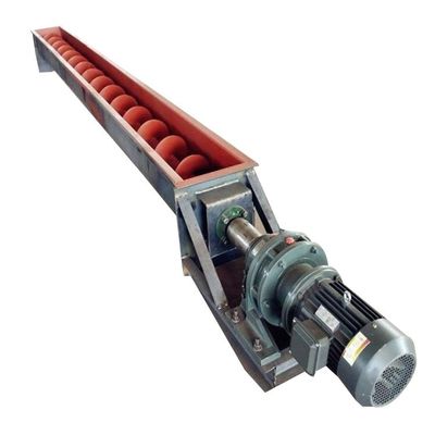 2m3/H karbon çelik vidalı konveyör Kömür Kül tahıl şaftsız spiral konveyör sistemi