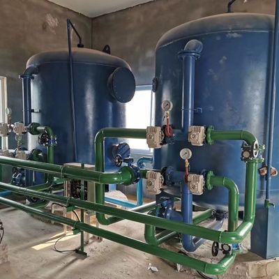 5m³/H Karbon Çelik Manganez Kum Filtresi Yeraltı Suyu Demir Mangan Giderme