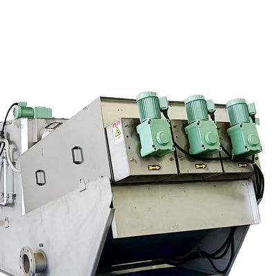 20m3/H Spiral Çamur Susuzlaştırma Makinesi Çiftlik Gübresi Çamur Arıtma Ekipmanları