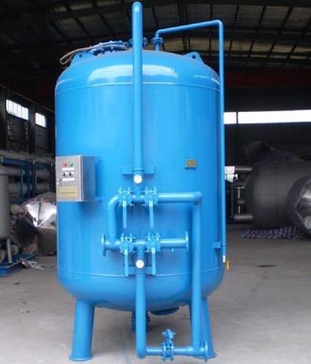 30m3/H Karbon Çelik Aktif Karbon Filtre Nehir Yeraltı Suyu Sığ Kum Multimedya Filtresi