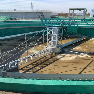 Paslanmaz Çelik Yarım Köprü Çevresel Tahrik Çamur Sıyırıcı Çökeltme Tankı