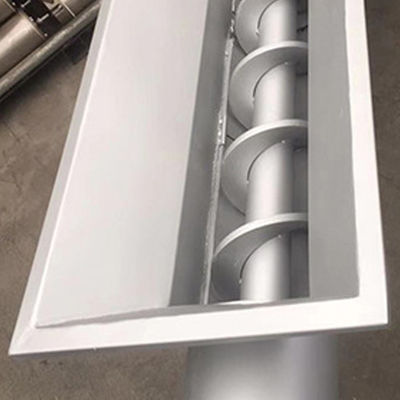 Harç Tahıl Çamur Karbon Kül Beton için U Şekilli Vidalı Bantlı Konveyör Milsiz