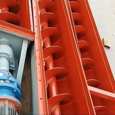 304 Paslanmaz Çelik Çamur Vidalı Konveyör U Şekilli