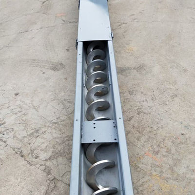 Toz İçin Paslanmaz Çelik Silo Çimento Vidalı Konveyör Makinesi Spiral