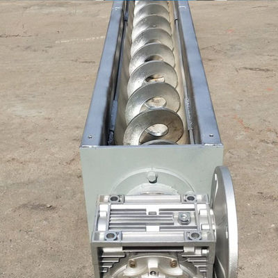 Toz İçin Paslanmaz Çelik Silo Çimento Vidalı Konveyör Makinesi Spiral