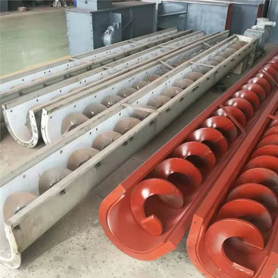 Paslanmaz Çelik Şaftsız Pelet Vidalı Konveyör Çimento Spiral Burgu