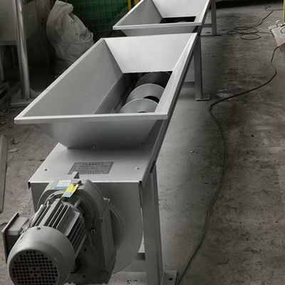 Hayvan Yemi Pulverize Kömür Kireç İçin Şaftsız U Şekilli SS Çimento Vidalı Konveyör