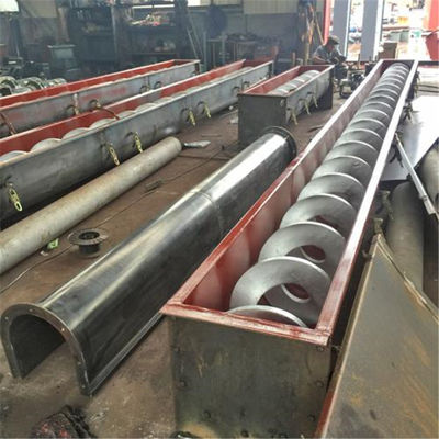 Kömür Endüstrisi için Çift Milli Yatay Paslanmaz Çelik Vidalı Konveyör 1000mm