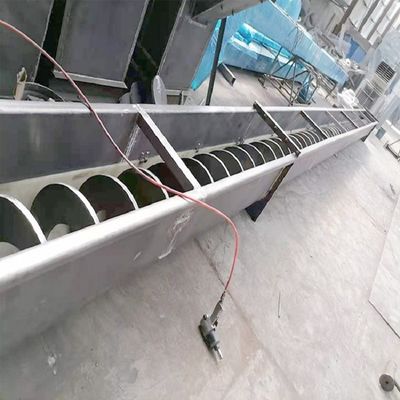 Kömür Endüstrisi için Çift Milli Yatay Paslanmaz Çelik Vidalı Konveyör 1000mm