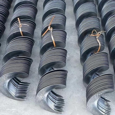 Kömür Endüstrisi için Çift Milli Yatay Paslanmaz Çelik Vidalı Konveyör 1000mm