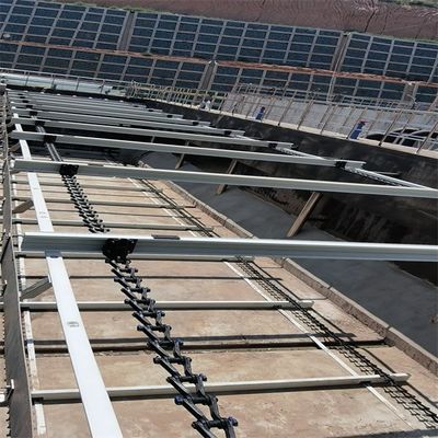 Kentsel Kanalizasyon Arıtma Tesisi için Metalik Olmayan Zincir Çamur Kazıyıcı Ekipman 0.37kw