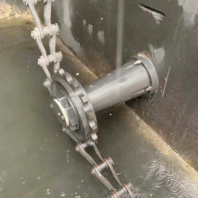 Kentsel Kanalizasyon Arıtma Tesisi için Metalik Olmayan Zincir Çamur Kazıyıcı Ekipman 0.37kw
