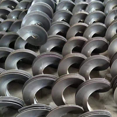 304 Paslanmaz Çelik U Şekilli Şaftsız Vidalı Konveyör Makinesi 1 ~ 20m uzunluk