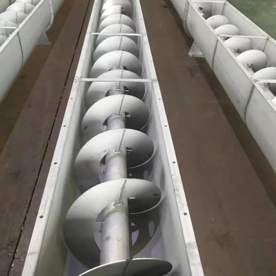 Yağ Atık Çamur Taşıma için 1-40m Şaftsız Vidalı Konveyör Burgu Vidalı Konveyör