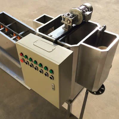 SS304 / 316 Vidalı Pres Çamur Susuzlaştırma Makinesi 2.25kw Otomatik Çalışma