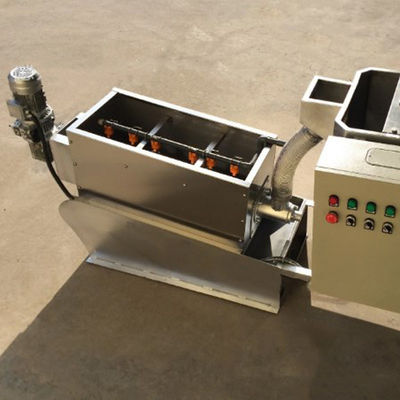 SS304 / 316 Vidalı Pres Çamur Susuzlaştırma Makinesi 2.25kw Otomatik Çalışma