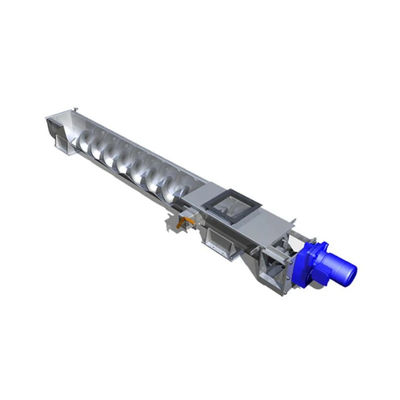 304 / 316SS Çimento Kömür Kireç Beton Tahıl Spiral Vidalı Konveyör 1.5-5.5kw