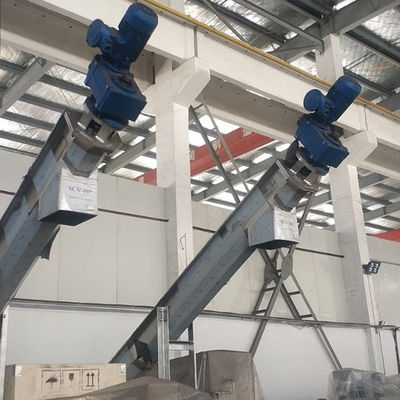 304 / 316SS Çimento Kömür Kireç Beton Tahıl Spiral Vidalı Konveyör 1.5-5.5kw