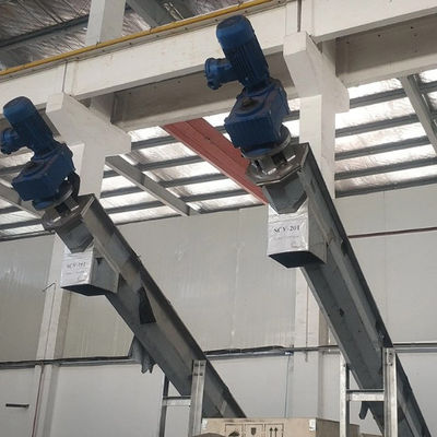 304 / 316SS Çimento Kömür Kireç Beton Tahıl Spiral Vidalı Konveyör 1.5-5.5kw