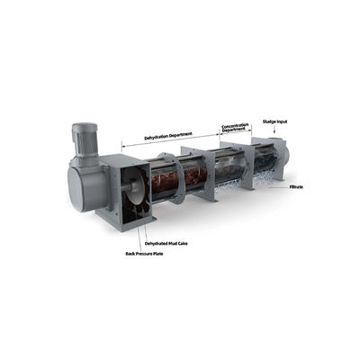304/316 Paslanmaz Çelik Salyangoz Vidalı Pres Kurutucu 10-16kg/H