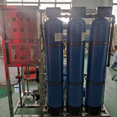 İçme için ISO9001 500lph Reverse Osmosis Su Arıtma Sistemi Ekipmanları