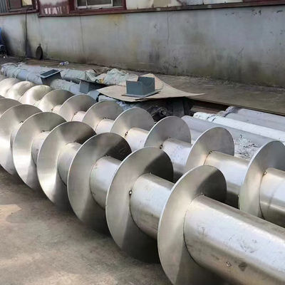 Çimento için Slag Karbon Çelik Sprial 304 Paslanmaz vida taşıyıcı