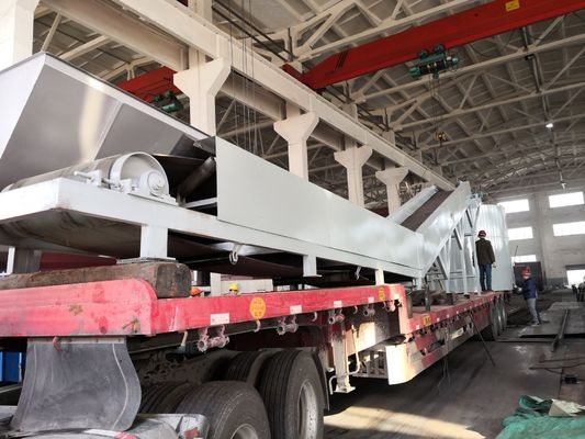 650mm 22.0Kw Vidalı Bantlı Konveyör Temizleyici Paslanmaz Çelik
