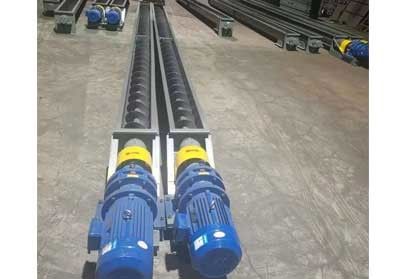 Çinko Beyaz Vidalı Bantlı Konveyör, 250mm Silo Vidalı Konveyör