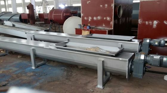 Karbon Çelik Vidalı Bantlı Konveyör, 300mm Boşaltma Vidalı Konveyör