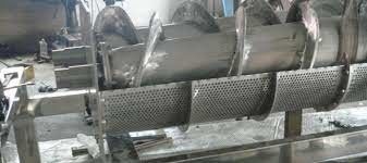 1.2m3/h Vidalı Pres Filtre, 200mm Çamur Vidalı Pres