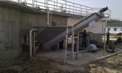 350mm Kum Ayırıcı Atıksu, 0.55Kw Siklon Kum Ayırıcı