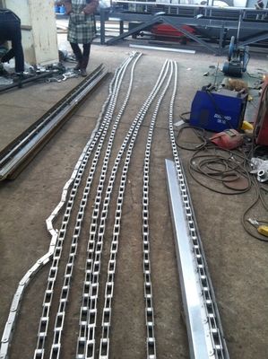 4.5m Yürüyen Köprü Çamur Sıyırıcı Metalik Olmayan Zincir Plakası Kazıma Malzemesi