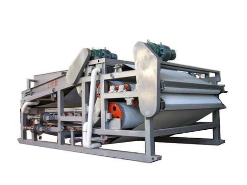 3.0KW Yerçekimi Kemeri Kalınlaştırıcı Atıksu Arıtma, Alaşımlı Çelik Çamur Kayışı Filtre Presi