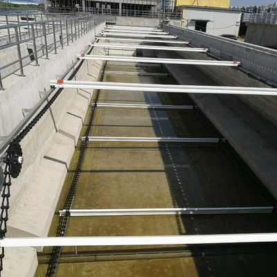 4.5m Yürüyen Köprü Çamur Sıyırıcı Metalik Olmayan Zincir Plakası Kazıma Malzemesi