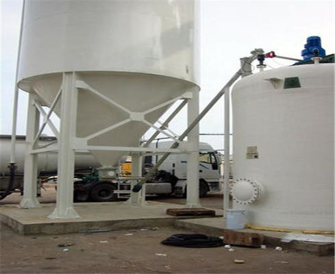 Karbon Çelik Kireç Depolama Silosu Kimyasal Atık Gaz Arıtma Dökme Depolama Tankı
