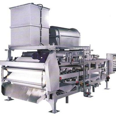 20kg / h Belt Pres Çamur Susuzlaştırma, Atıksu Arıtma için 1000mm Bant Filtre Presi