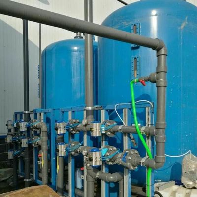 Kauçuk Astar Atıksu Filtrasyon Ekipmanları Karbon Çelik Q235 Malzeme