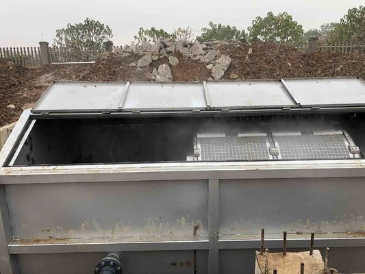 Paslanmaz Çelik Atık Su Filtrasyon Sistemi, Beyaz Döner Tambur Filtresi