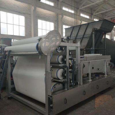 Paslanmaz Çelik Bulamaç Susuzlaştırma Ekipmanları, 10m3 / h Belt Press Atıksu Arıtma